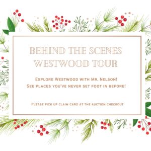#1 Behind the scenes Westwood tour
