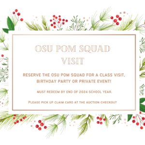 #6 OSU Pom Squad visit
