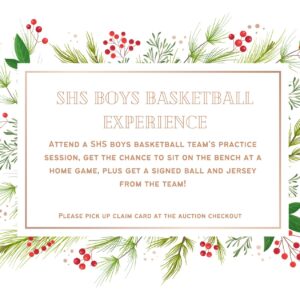 #9 SHS boys basketball experience